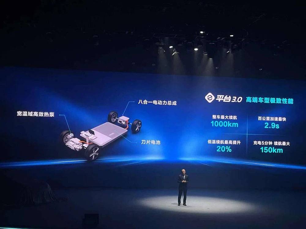 解读比亚迪e平台3.0,电池车身一体化,续航突破1000km