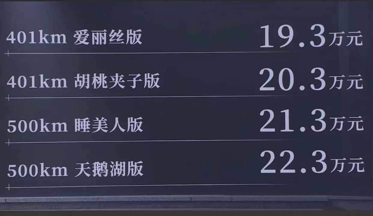 欧拉芭蕾猫上市,售价19.3-22.3万元,主打女性消费群体